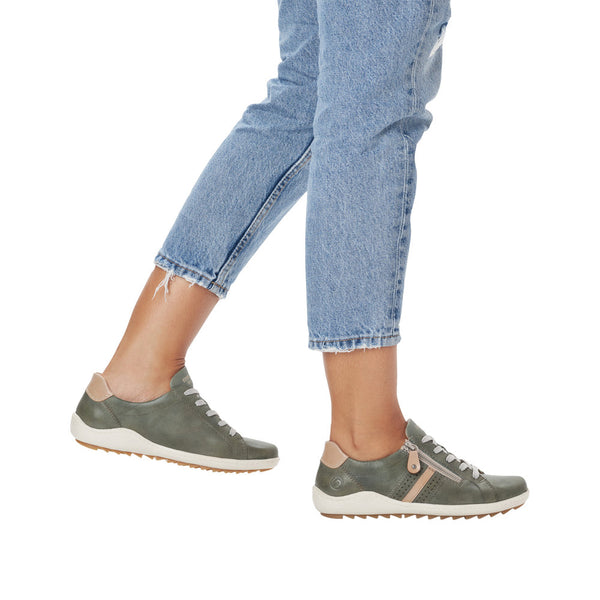 Leather Lace Up Sneaker | R1432-52