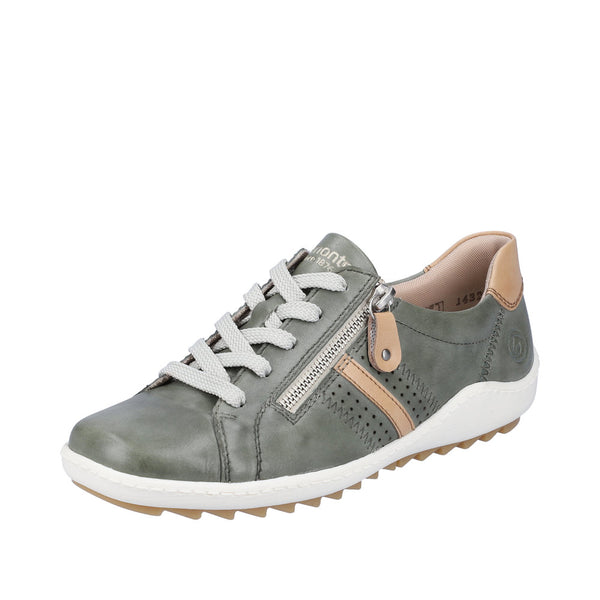 Leather Lace Up Sneaker | R1432-52